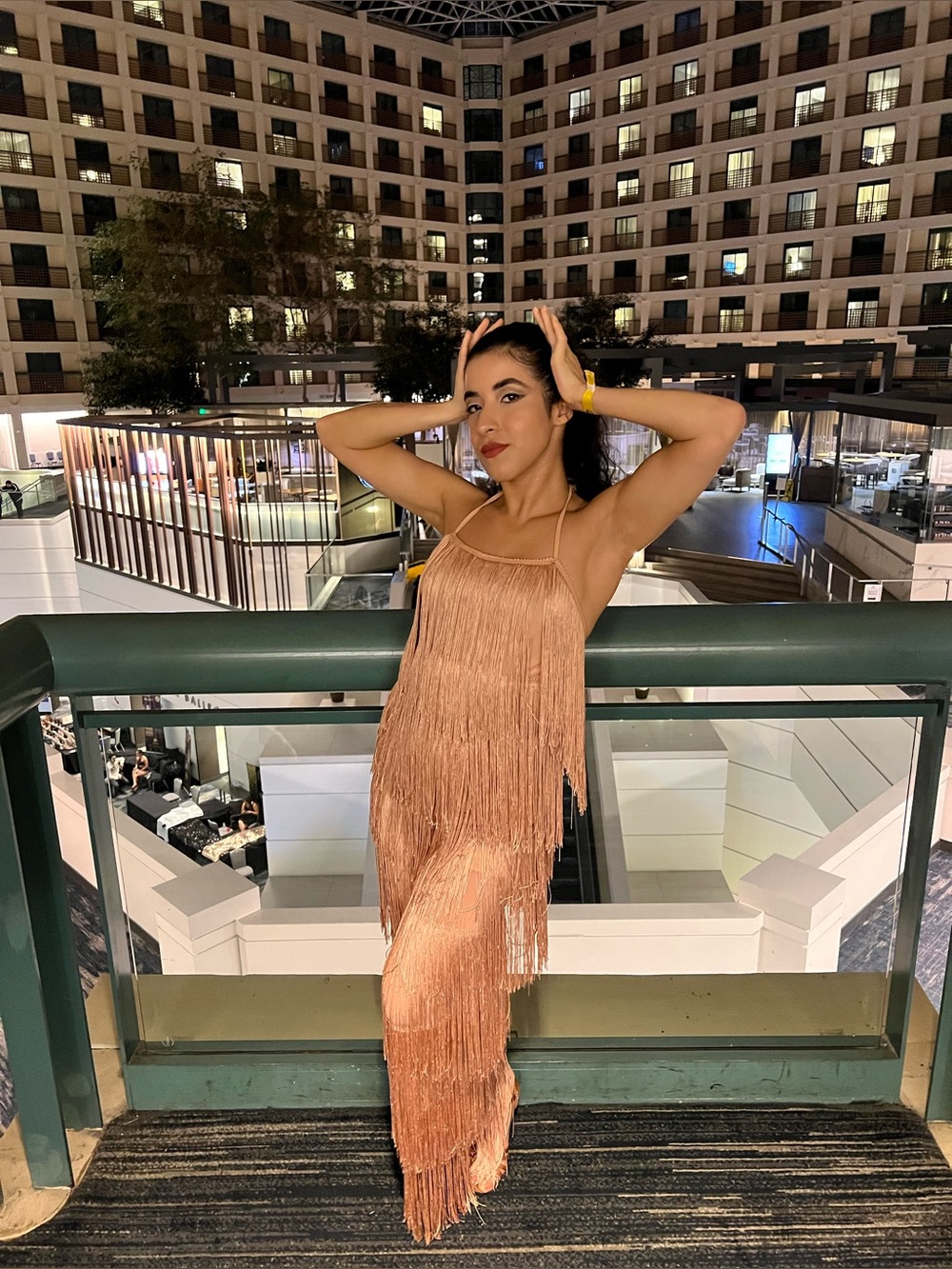 Pink Fringe Romper - Picture 6 of 8